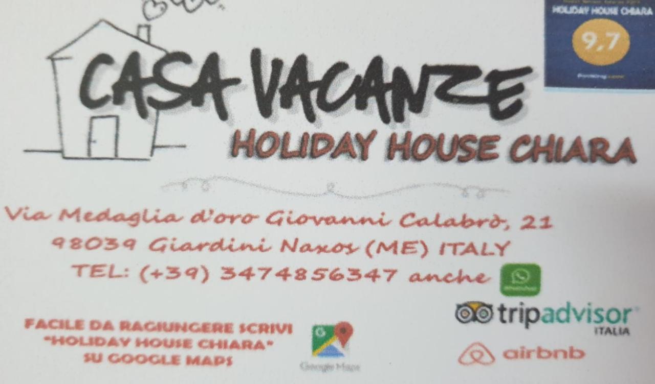 Holiday House Chiara Giardini Naxos Dış mekan fotoğraf